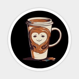 Coffee And Smile Magnet